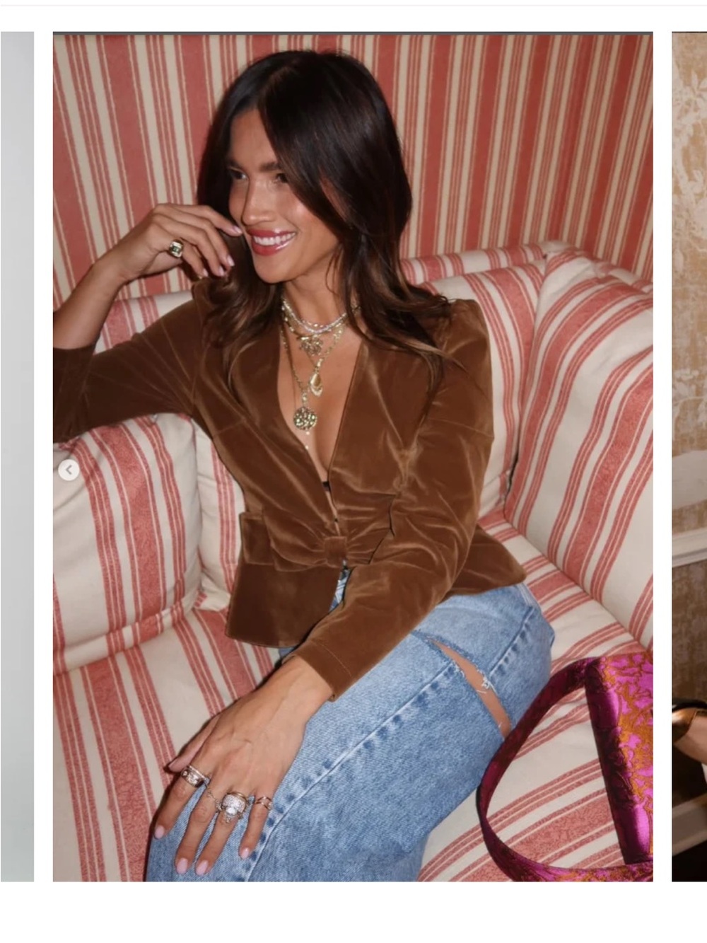 NWT Kristinit Antonia Velvet Jacket